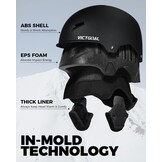 Skihelm Victgoal Heren/Dames (M/L) - Verstelbaar & Ademend - 29% Korting!