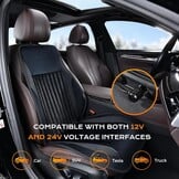 Warme Pluche & Leer Voorstoelhoezen - 48% Korting!