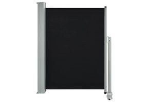 vidaXL Uittrekbaar Tuinscherm Zwart - 74% Korting!