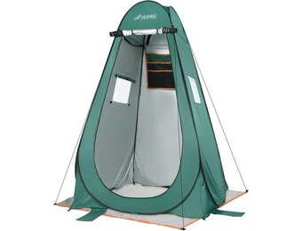 Pop-up douchetent, anti-uv voor buitenverandering, dressing, vissen, baden, opslag, camping, privacy-tent met venster, draagbare draagtas