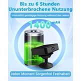 UCOCARE Mini-bewakingscamera voor binnen, werkt met of zonder wifi, mini-camera met 64 GB geheugenkaart, 940 nm nachtzicht, 6-7 uur batterijduur met één lading, voor binnen en buiten