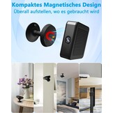 UCOCARE Mini-bewakingscamera voor binnen, werkt met of zonder wifi, mini-camera met 64 GB geheugenkaart, 940 nm nachtzicht, 6-7 uur batterijduur met één lading, voor binnen en buiten