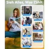 UCOCARE Mini-bewakingscamera voor binnen, werkt met of zonder wifi, mini-camera met 64 GB geheugenkaart, 940 nm nachtzicht, 6-7 uur batterijduur met één lading, voor binnen en buiten