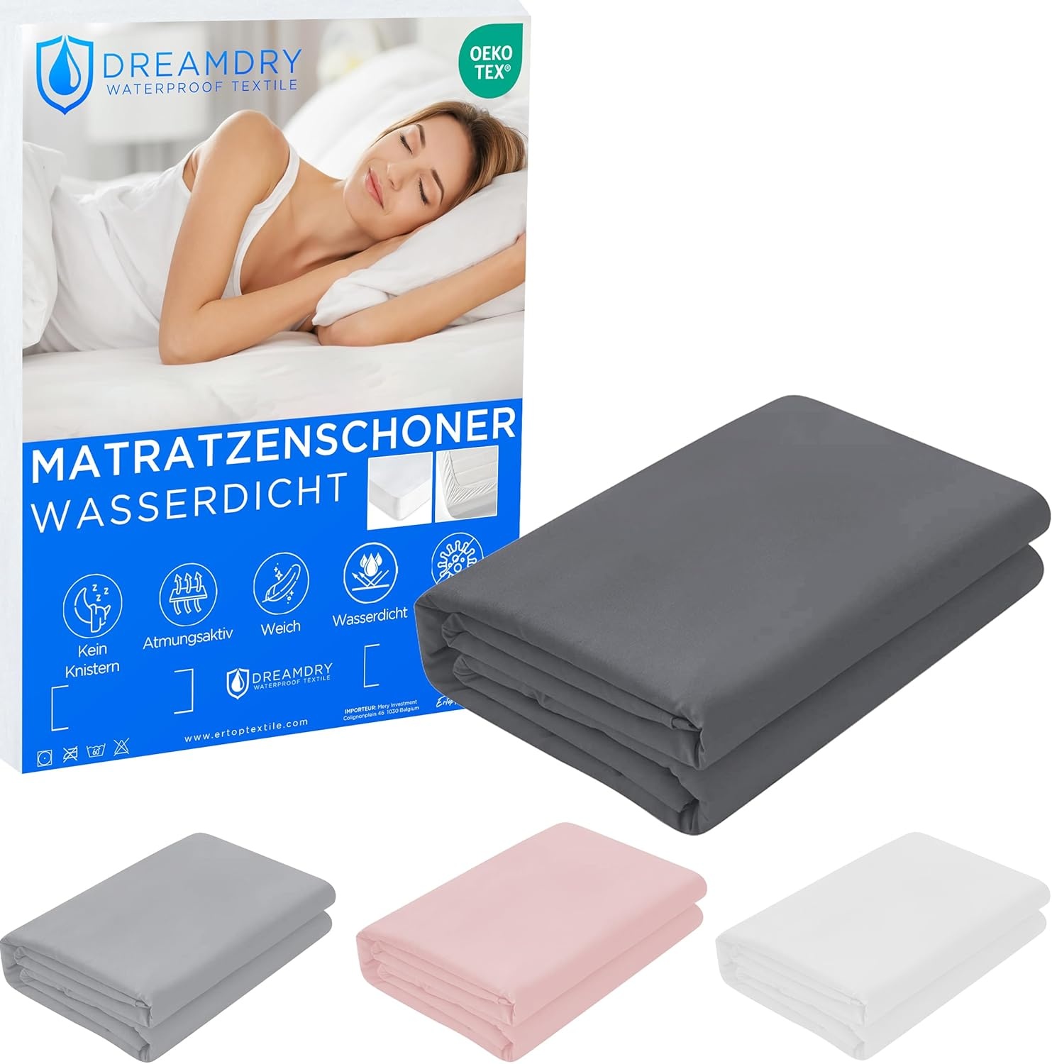 Matrashoes 90x200 cm - Waterdichte en Ademende Beschermhoes