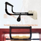 TWO STONES Hangboard rotsklimmen hangplank met optrekstang, inclusief kannen, knijpen, zakken, randen en hellingen voor rotsklimmen training