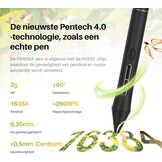 HUION Kamvas Pro 16 V2 grafisch tablet met display, 15,6 inch volledig gelamineerd AG-glas, 16384 pendruk, 99% sRGB-afdekking, Smart Touch Bar en 6-toetsen kunsttablet, werkt met Windows, Mac