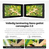 HUION Kamvas Pro 16 V2 grafisch tablet met display, 15,6 inch volledig gelamineerd AG-glas, 16384 pendruk, 99% sRGB-afdekking, Smart Touch Bar en 6-toetsen kunsttablet, werkt met Windows, Mac