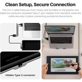 HUION Kamvas Pro 16 V2 grafisch tablet met display, 15,6 inch volledig gelamineerd AG-glas, 16384 pendruk, 99% sRGB-afdekking, Smart Touch Bar en 6-toetsen kunsttablet, werkt met Windows, Mac