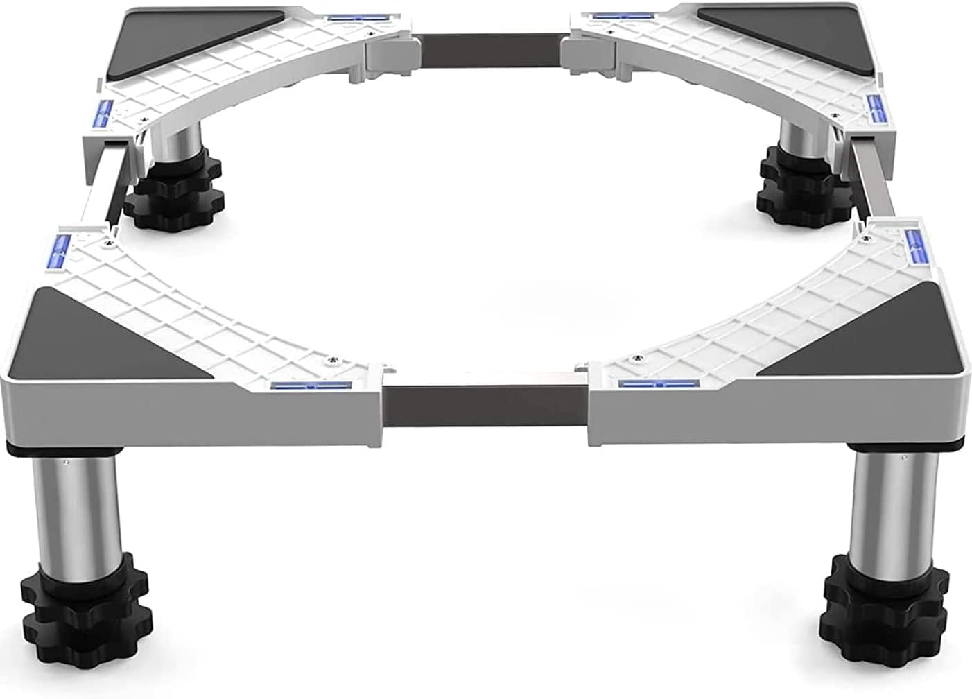 DEWELWasmachine onderstel, ondersteuning voor wasmachine, verstelbaar, met 4 poten in de hoogte 13-16 cm, universele droger, max. belasting 350 kg