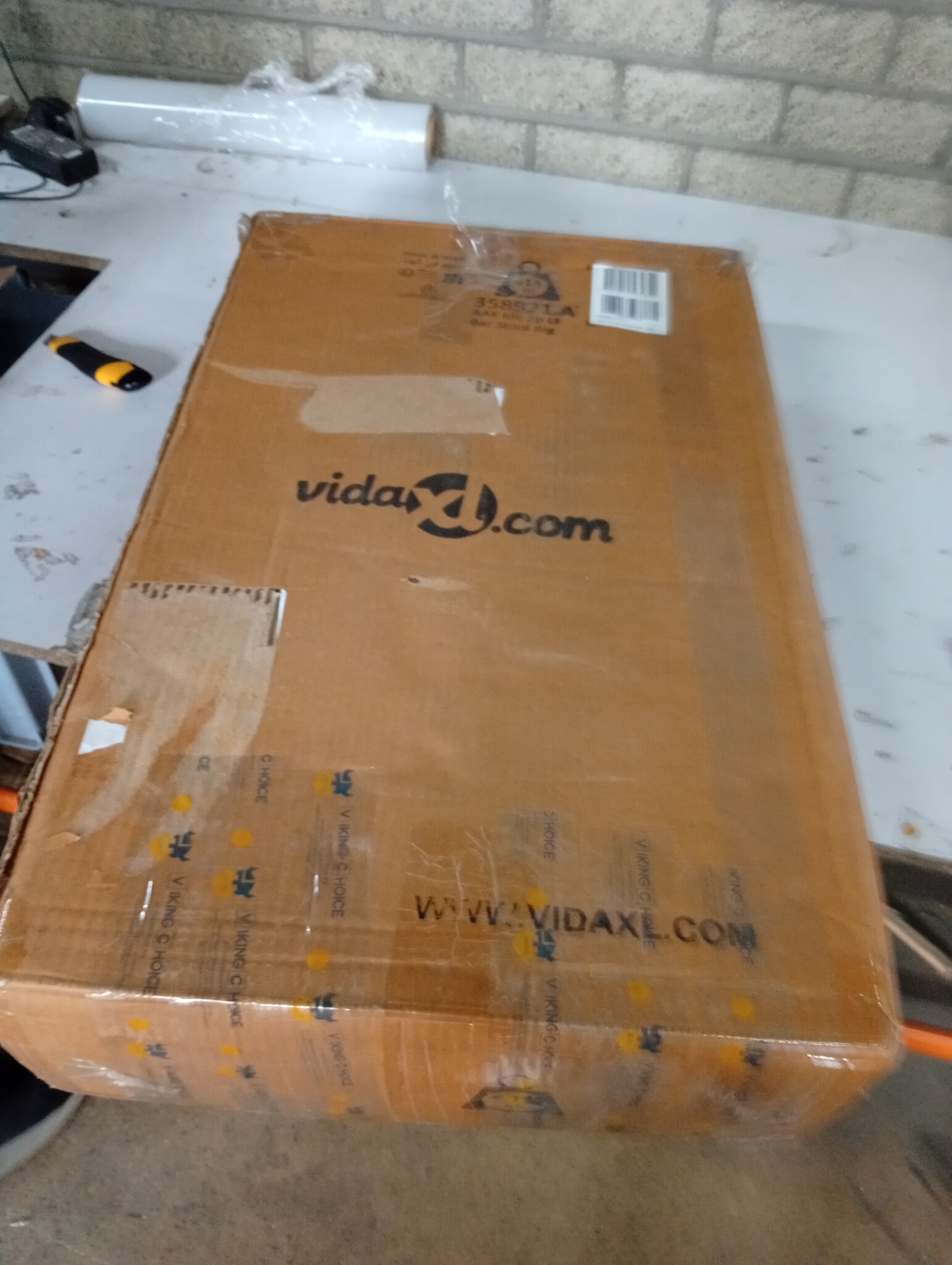 vidaXL Barkrukken 2 st Gavin: 55% Korting! Donkerbruin