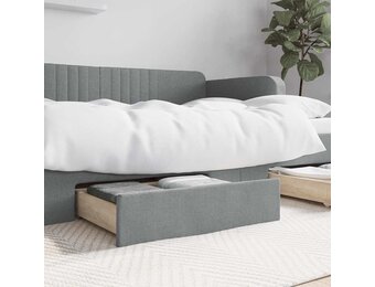 vidaXL Bedlades (2 st) Lichtgrijs - 59% Korting!