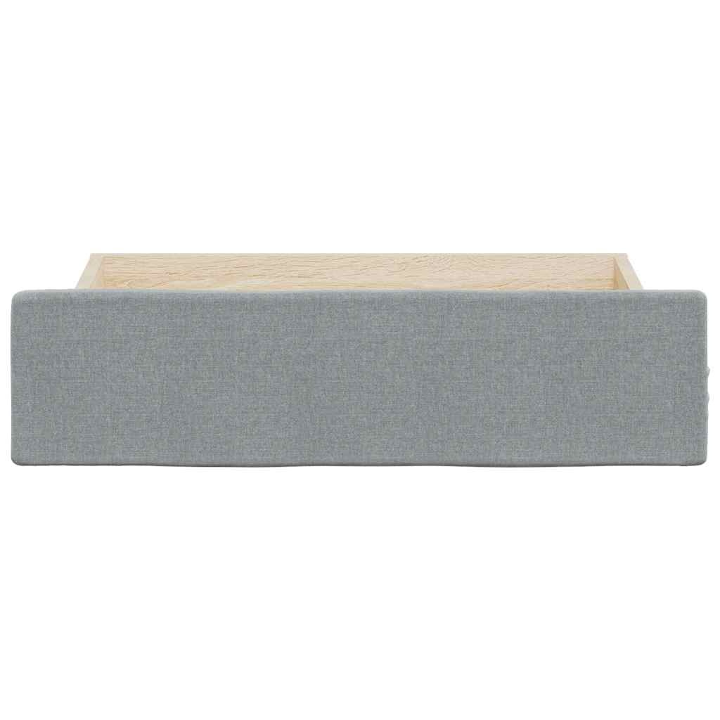 vidaXL Bedlades (2 st) Lichtgrijs - 59% Korting!