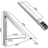 LEBEXY XY Life Kledinghaken, inklapbaar, voor buiten, klaphaak, wasventilator, wandhaak, kledingrek, garderobehaken voor hoeken, balkon, wasdroger, B