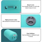 Opblaasbare Air Roll Air Barrel, gymnastiekmat met pomp, gymnastiekmat voor thuis, taekwondo, yoga, gym, fitness