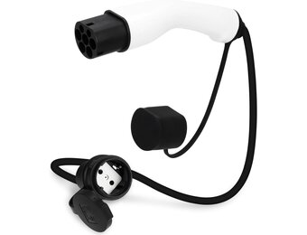 Adapter Type 2 op Schuko-stopcontact voor E-Bike, EV, 16A 3,5KW 230V laadkabel Auto, Schuko-adapter op Type 2 voor EV-laadstations, Wallbox Schuko-laadkabeladapter voor elektrische voertuigen