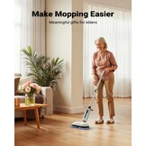 iDOO Draadloze Elektrische Dweil met Sproeifunctie en LED Verlichting