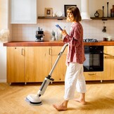 iDOO Draadloze Elektrische Dweil met Sproeifunctie en LED Verlichting