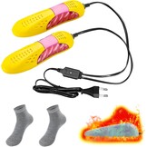 Elektrische schoendroger, draagbare schoenendroger, verwarmt en droogt schoenen, winterschoenen, schoendroger, draagbare schoenendroger, elektrische schoenwarmer met sokken, kraan