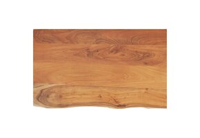 vidaXL Wastafelblad rechthoekig 100x60x3,8 massief acaciahout