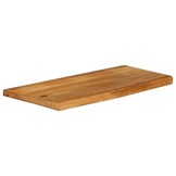 Mangohouten Tafelblad Natuurlijke Rand 80x40cm - 34% Korting!