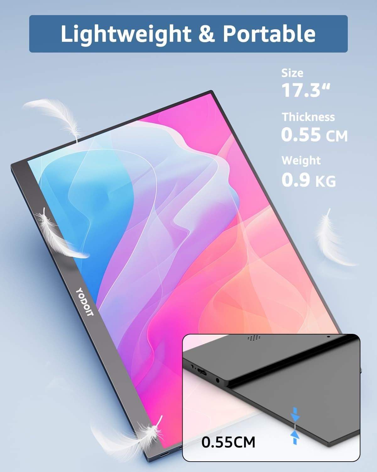 Draagbare Monitor 17.3" FHD IPS - 34% Korting!