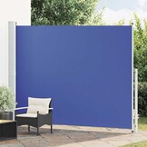 vidaXL Uittrekbaar Tuinscherm 220x300 cm Blauw - 34% Korting!