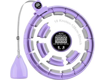 Smart Fitness Hoelahoep met Gewicht & Teller - 34% Korting