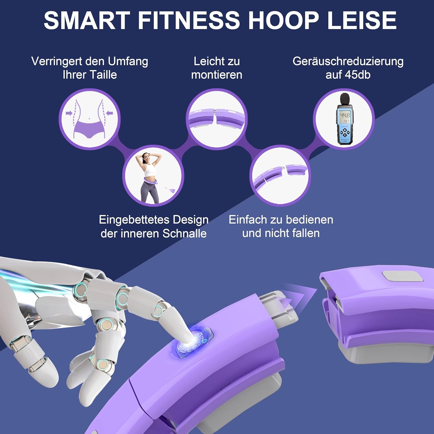 Smart Fitness Hoelahoep met Gewicht & Teller - 34% Korting