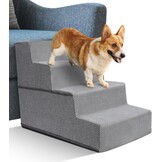 Hondentrap Grijs - 4 Treden met Korting!