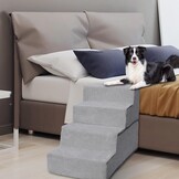 Hondentrap Grijs - 4 Treden met Korting!