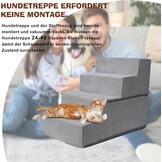 Hondentrap Grijs - 4 Treden met Korting!