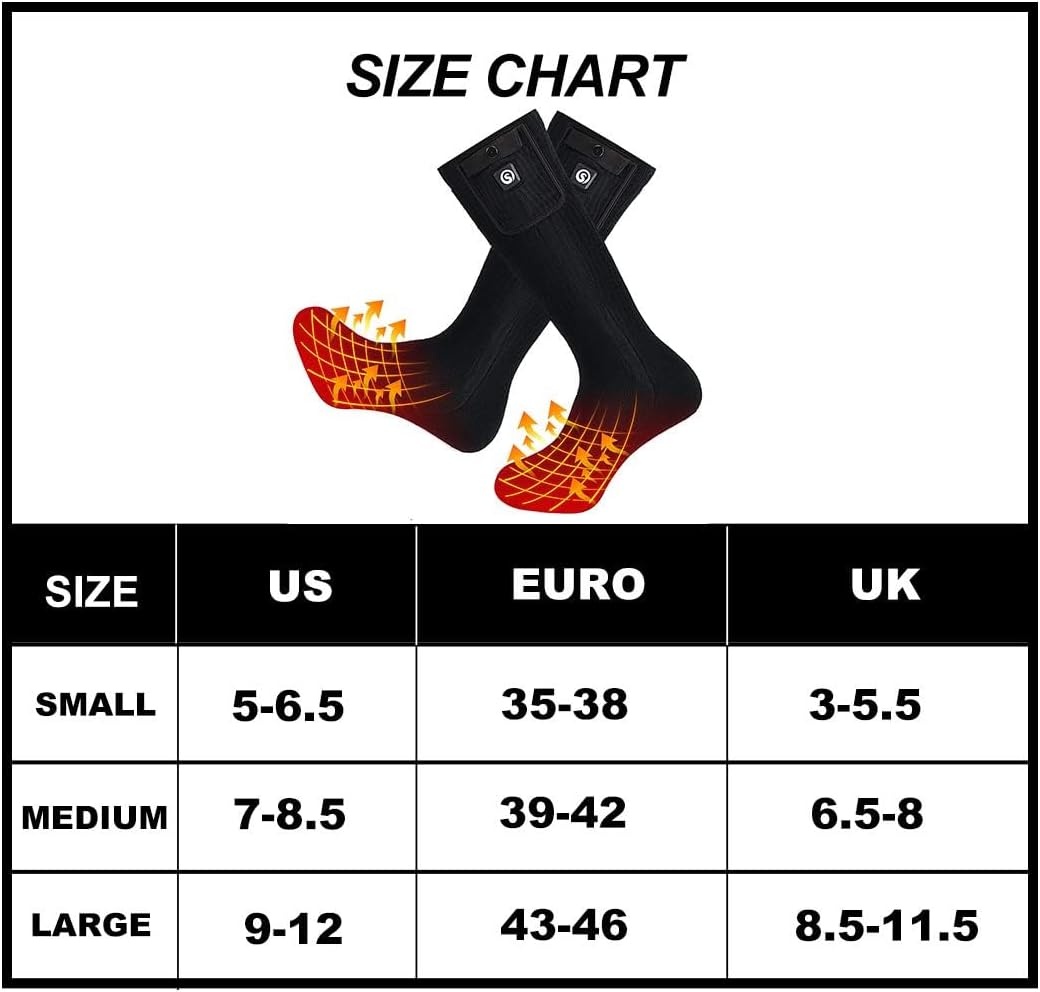 Verwarmde Sokken 7.4V 2200mAh - 34% Korting!