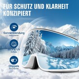 Skibril/Snowboardbril met 28% korting - Brildragers & Helm Compatibel