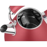 Rode Metalen Waterkoker 1.7L - 55% Korting