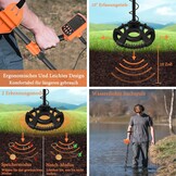 Metaaldetector, professionele set voor volwassenen, 5 modi, 10 inch detectiediepte, IP68 waterdicht, spoel, metaaldetectoren voor diepe onderwaterherkenning, geluidsherkenning