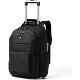 Blauwe 2-in-1 Reistrolley Rugzak met Laptopvak - 34% Korting