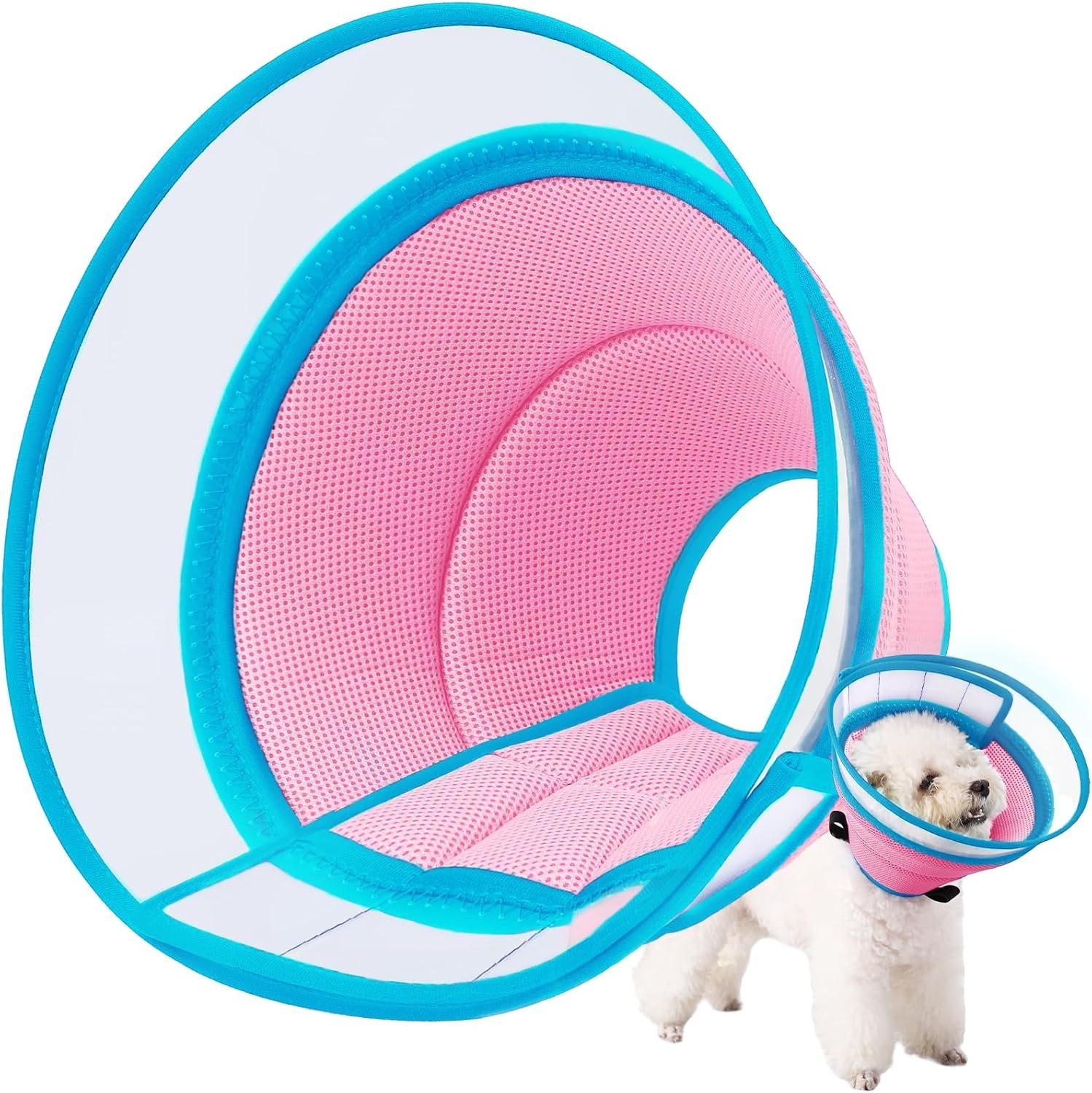 Zachte Hondenhalskraag Beschermend Blauw (Maat 8) - 33% Korting