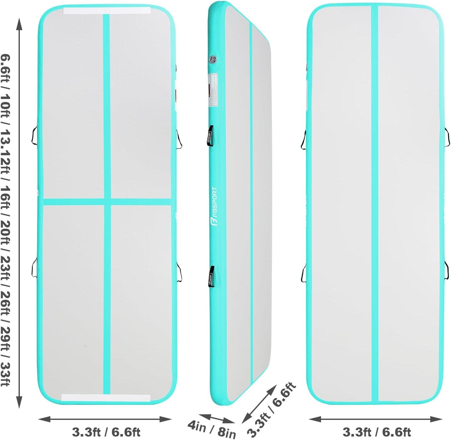 AirTrack Gymnastiekmat 4m | 30% Korting | Opblaasbaar & Complete Set