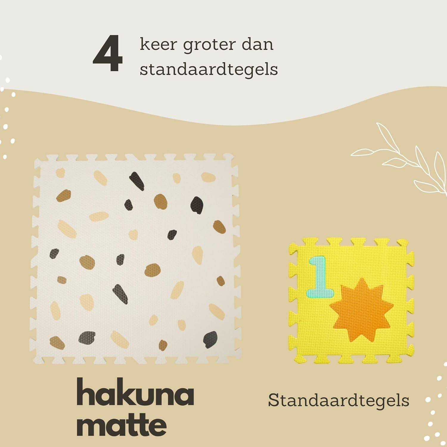 XXL Puzzelmat Baby 180x120cm - Confetti Design - 29% Korting!