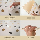 XXL Puzzelmat Baby 180x120cm - Confetti Design - 29% Korting!