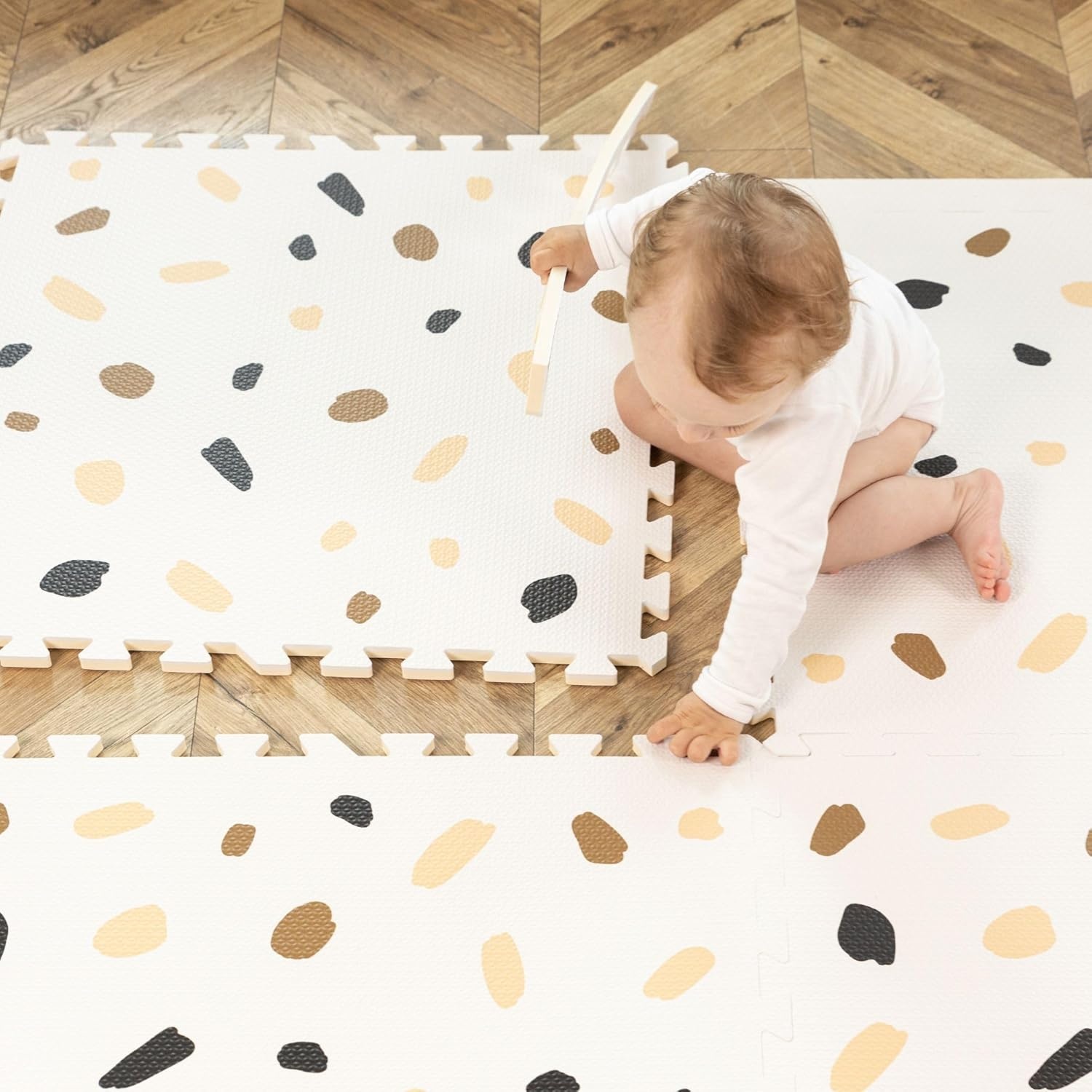XXL Puzzelmat Baby 180x120cm - Confetti Design - 29% Korting!