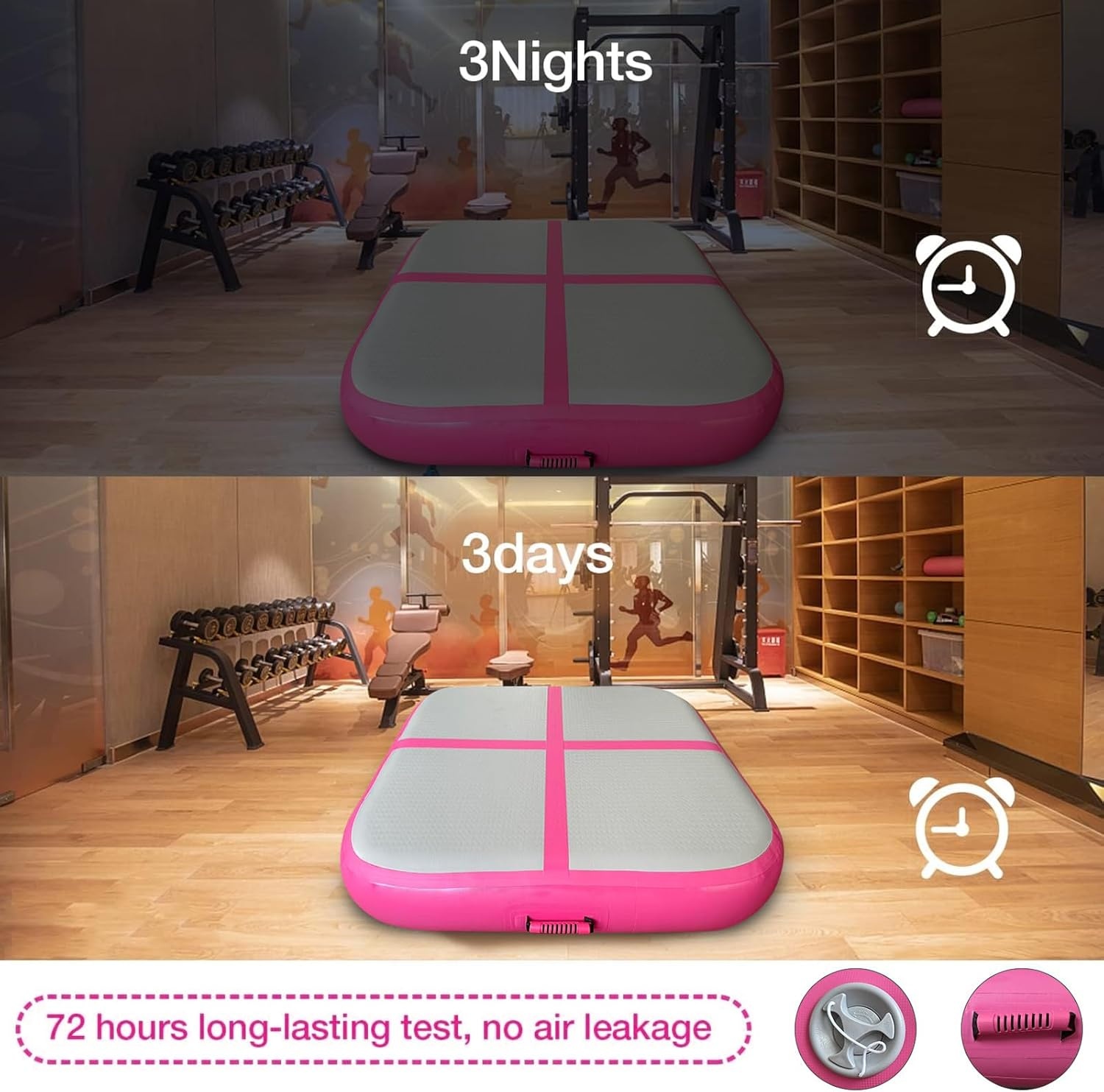 Opblaasbaar Gymblok PVC met Pomp - 30% Korting!