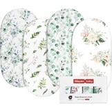 4 Hoeslakens wieg/kinderwagen (81x41 cm) - 100% Microvezel - 32% Korting