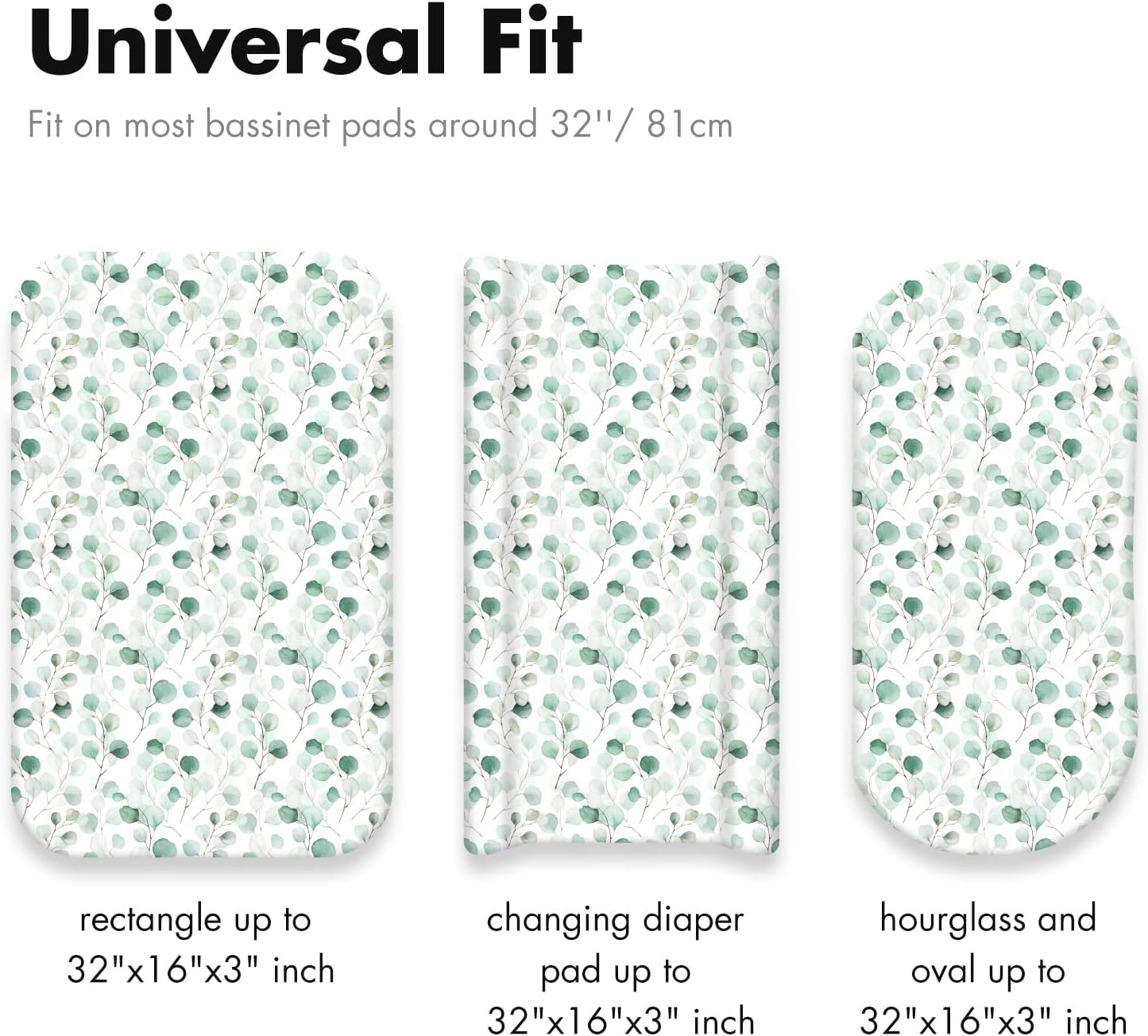 4 Hoeslakens wieg/kinderwagen (81x41 cm) - 100% Microvezel - 32% Korting