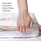 4 Hoeslakens wieg/kinderwagen (81x41 cm) - 100% Microvezel - 32% Korting