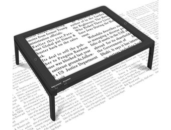 Leesloep 5x met LED-licht & Standaard - Nu 28% Korting!