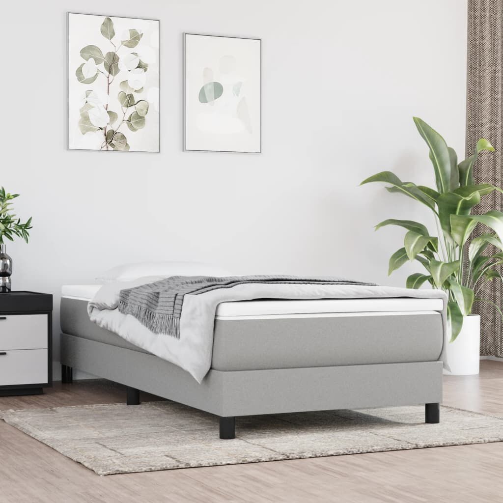 vidaXL Bedframe Grijs (90x200cm) - 34% Korting