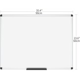 Magnetisch Whiteboard 90x60cm Aluminium Frame - 29% Korting!
