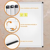 Magnetisch Whiteboard 90x60cm Aluminium Frame - 29% Korting!