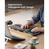 Ergonomisch Split Toetsenbord (QWERTZ) - 29% Korting